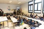 באזוך פון הגה"צ אב"ד סאטמאר ירושלים שליט"א אין אנטווערפן לרגל לרגל הנחת אבן הפינה פארן נייעם בנין התלמוד תורה 