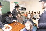 באזוך פון הגה"צ אב"ד סאטמאר ירושלים שליט"א אין אנטווערפן לרגל לרגל הנחת אבן הפינה פארן נייעם בנין התלמוד תורה 