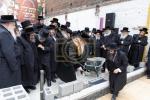 באזוך פון הגה"צ אב"ד סאטמאר ירושלים שליט"א אין אנטווערפן לרגל לרגל הנחת אבן הפינה פארן נייעם בנין התלמוד תורה 