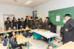 באזוך פון הגה"צ אב"ד סאטמאר ירושלים שליט"א אין אנטווערפן לרגל לרגל הנחת אבן הפינה פארן נייעם בנין התלמוד תורה 