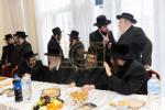 באזוך פון הגה"צ אב"ד סאטמאר ירושלים שליט"א אין אנטווערפן לרגל לרגל הנחת אבן הפינה פארן נייעם בנין התלמוד תורה 