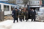 הנחת אבן הפינה פאר נייע תלמוד תורה סאטמאר אין אנטווערפן בהשתתפות הגה"צ אבד"ק סאטמאר ירושלים שליט"א