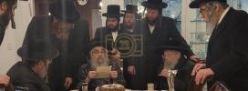 כ"ק אדמו"ר מפינסק קארלין שליט"א באזוכט אין ניו יארק 
