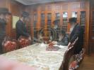 כ"ק אדמו"ר מפינסק קארלין שליט"א באזוכט אין ניו יארק 