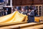 פולע גאלערי: מעמד סיום כתיבת אותיות אינעם ספר תורה וואס איז געשריבן געווארן דורך מתפללי בית המדרש הגדול דקהל יטב לב ד'סאטמר אין קרית יואל