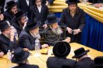 פולע גאלערי: מעמד סיום כתיבת אותיות אינעם ספר תורה וואס איז געשריבן געווארן דורך מתפללי בית המדרש הגדול דקהל יטב לב ד'סאטמר אין קרית יואל