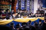 פולע גאלערי: מעמד סיום כתיבת אותיות אינעם ספר תורה וואס איז געשריבן געווארן דורך מתפללי בית המדרש הגדול דקהל יטב לב ד'סאטמר אין קרית יואל
