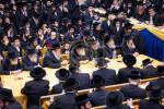 פולע גאלערי: מעמד סיום כתיבת אותיות אינעם ספר תורה וואס איז געשריבן געווארן דורך מתפללי בית המדרש הגדול דקהל יטב לב ד'סאטמר אין קרית יואל