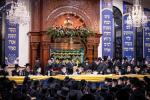 פולע גאלערי: מעמד סיום כתיבת אותיות אינעם ספר תורה וואס איז געשריבן געווארן דורך מתפללי בית המדרש הגדול דקהל יטב לב ד'סאטמר אין קרית יואל