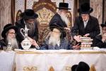 סעודת הילולא פונעם הייליגן צאנזער רב זי"ע ביי נכדו כ"ק אדמו"ר מצאנז קלויזענבורג שליט"א