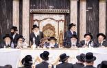 סעודת הילולא פונעם הייליגן צאנזער רב זי"ע ביי נכדו כ"ק אדמו"ר מצאנז קלויזענבורג שליט"א