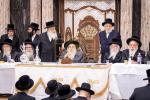 סעודת הילולא פונעם הייליגן צאנזער רב זי"ע ביי נכדו כ"ק אדמו"ר מצאנז קלויזענבורג שליט"א