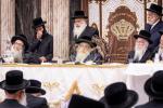 סעודת הילולא פונעם הייליגן צאנזער רב זי"ע ביי נכדו כ"ק אדמו"ר מצאנז קלויזענבורג שליט"א