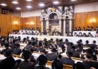 סעודת הילולא פונעם הייליגן צאנזער רב זי"ע ביי נכדו כ"ק אדמו"ר מצאנז קלויזענבורג שליט"א