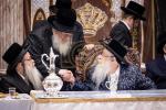 סעודת הילולא פונעם הייליגן צאנזער רב זי"ע ביי נכדו כ"ק אדמו"ר מצאנז קלויזענבורג שליט"א