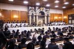 סעודת הילולא פונעם הייליגן צאנזער רב זי"ע ביי נכדו כ"ק אדמו"ר מצאנז קלויזענבורג שליט"א