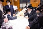 סעודת הילולא פונעם הייליגן צאנזער רב זי"ע ביי נכדו כ"ק אדמו"ר מצאנז קלויזענבורג שליט"א