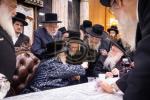 סעודת הילולא פונעם הייליגן צאנזער רב זי"ע ביי נכדו כ"ק אדמו"ר מצאנז קלויזענבורג שליט"א