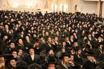 מעמד אדיר "כינוס השבת" בראשות גדולי ומאורי ישראל שליט"א, אפצוצייכענען 20 יאר פון אומבויגזאמע שמירת שב"ק אין שטאט וויליאמסבורג