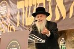 מעמד אדיר "כינוס השבת" בראשות גדולי ומאורי ישראל שליט"א, אפצוצייכענען 20 יאר פון אומבויגזאמע שמירת שב"ק אין שטאט וויליאמסבורג