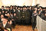 מעמד אדיר "כינוס השבת" בראשות גדולי ומאורי ישראל שליט"א, אפצוצייכענען 20 יאר פון אומבויגזאמע שמירת שב"ק אין שטאט וויליאמסבורג