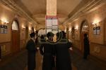 מעמד אדיר "כינוס השבת" בראשות גדולי ומאורי ישראל שליט"א, אפצוצייכענען 20 יאר פון אומבויגזאמע שמירת שב"ק אין שטאט וויליאמסבורג