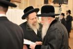 מעמד אדיר "כינוס השבת" בראשות גדולי ומאורי ישראל שליט"א, אפצוצייכענען 20 יאר פון אומבויגזאמע שמירת שב"ק אין שטאט וויליאמסבורג