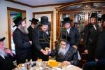 כ"ק מרן אדמו"ר מסאטמאר שליט"א באזוכט די בוי-אַרבעט פון נייעם גיגאַנטישן "בית רחל - בנין גאָלדבערגער" אין קרית יואל 