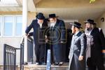 כ"ק מרן אדמו"ר מסאטמאר שליט"א באזוכט די בוי-אַרבעט פון נייעם גיגאַנטישן "בית רחל - בנין גאָלדבערגער" אין קרית יואל 