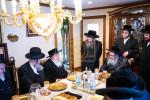כ"ק מרן אדמו"ר מסאטמאר שליט"א באזוכט די בוי-אַרבעט פון נייעם גיגאַנטישן "בית רחל - בנין גאָלדבערגער" אין קרית יואל 
