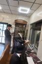 כ"ק אדמו"ר מפינסק קארלין שליט"א באזוכט אין קרית יואל 