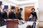 כ"ק אדמו"ר מבאבוב שליט"א ביים סעודת הילולא פון האדמו"ר הראשון מבאבוב זי"ע 
