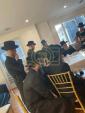כ"ק אדמו"ר מבאבוב שליט"א אויף א באזוך ביי חותנו הרה"ג חיים דוד וואקסמאן שליט"א דומ"ץ באבוב מאנסי 