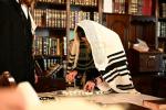 כ"ק אדמו"ר מסקולען שליט"א אויף אפרוה אין קרית יואל בילדער י. שטיין