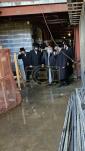 כ"ק אדמו"ר מסאטמאר שליט"א קוקט זיך אום אויף די בוי ארבעט בבית בית המדרש החדש ד'קהל יטב לב אויף גערי סטריט אין וויליאמסבורג 