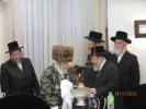 כ"ק אדמו"ר מוויזניץ שליט"א בסעודת ראש חודש כסלו אין נתניה 