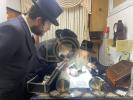 מעמד סיום כתיבת ספר תורה בחצר הקודש פינסק קארלין 