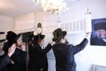 מעמד סיום כתיבת ספר תורה בחצר הקודש פינסק קארלין 