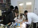 מעמד סיום כתיבת ספר תורה בחצר הקודש פינסק קארלין 