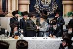 שמחת החתונה פון נכדת כ"ק אדמו"ר מספינקא שליט"א .  בן בנו הגדול הרה"צ אב"ד ספינקא שליט"א