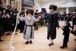 שמחת החתונה פון נכדת כ"ק אדמו"ר מספינקא שליט"א .  בן בנו הגדול הרה"צ אב"ד ספינקא שליט"א