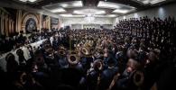 שמחת החתונה פון נכדת כ"ק אדמו"ר מספינקא שליט"א .  בן בנו הגדול הרה"צ אב"ד ספינקא שליט"א