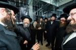 כ"ק אדמו"ר מבאבוב-45 שליט"א באזוכט ביים נייעם ביהמ"ד הגדול ההולך ונבנה..