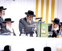 גרויסארטיגע סיום מסכת אין ראמען פון חבורת זכרו אין קרית יואל בראשות כ"ק אדמו"ר מסאטמאר שליט"א 