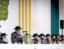 גרויסארטיגע סיום מסכת אין ראמען פון חבורת זכרו אין קרית יואל בראשות כ"ק אדמו"ר מסאטמאר שליט"א 