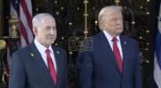 Main image for טראמפ זאגט אז נתניהו'ס פירערשאפט האט געראטעוועט מדינת ישראל פון צוזאמענפאל.