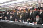 בילדער און ווידיאוס: אסיפת הרבנים נגד גזירת הגיוס 