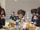 הרה"צ המשפיע רבי יצחק משה ערלאנגער שליט"א נעכטן ביי סעודת שלישית אין ניו יארק