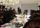 הרה"צ המשפיע רבי יצחק משה ערלאנגער שליט"א נעכטן ביי סעודת שלישית אין ניו יארק