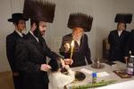 הרה"צ המשפיע רבי יצחק משה ערלאנגער שליט"א נעכטן ביי סעודת שלישית אין ניו יארק